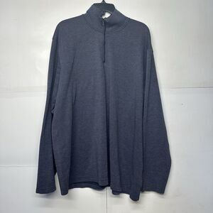 Timberland Weathergear Men’s 1/4 Zip Pullover Sweatshirt Size XXL Blue